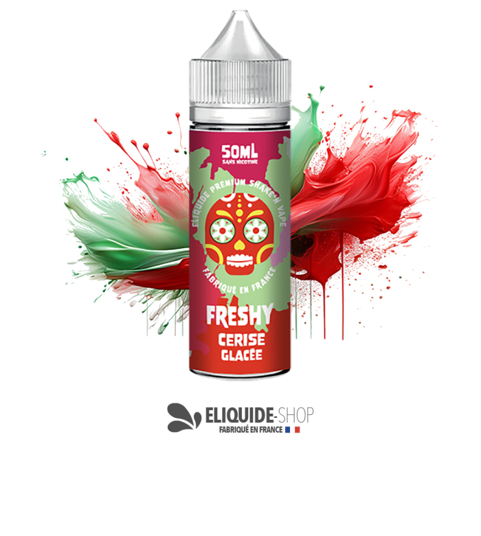 E-liquide CERISE GLACÉE 50ML 50ML – FRESHY e-cigarette à petit prix