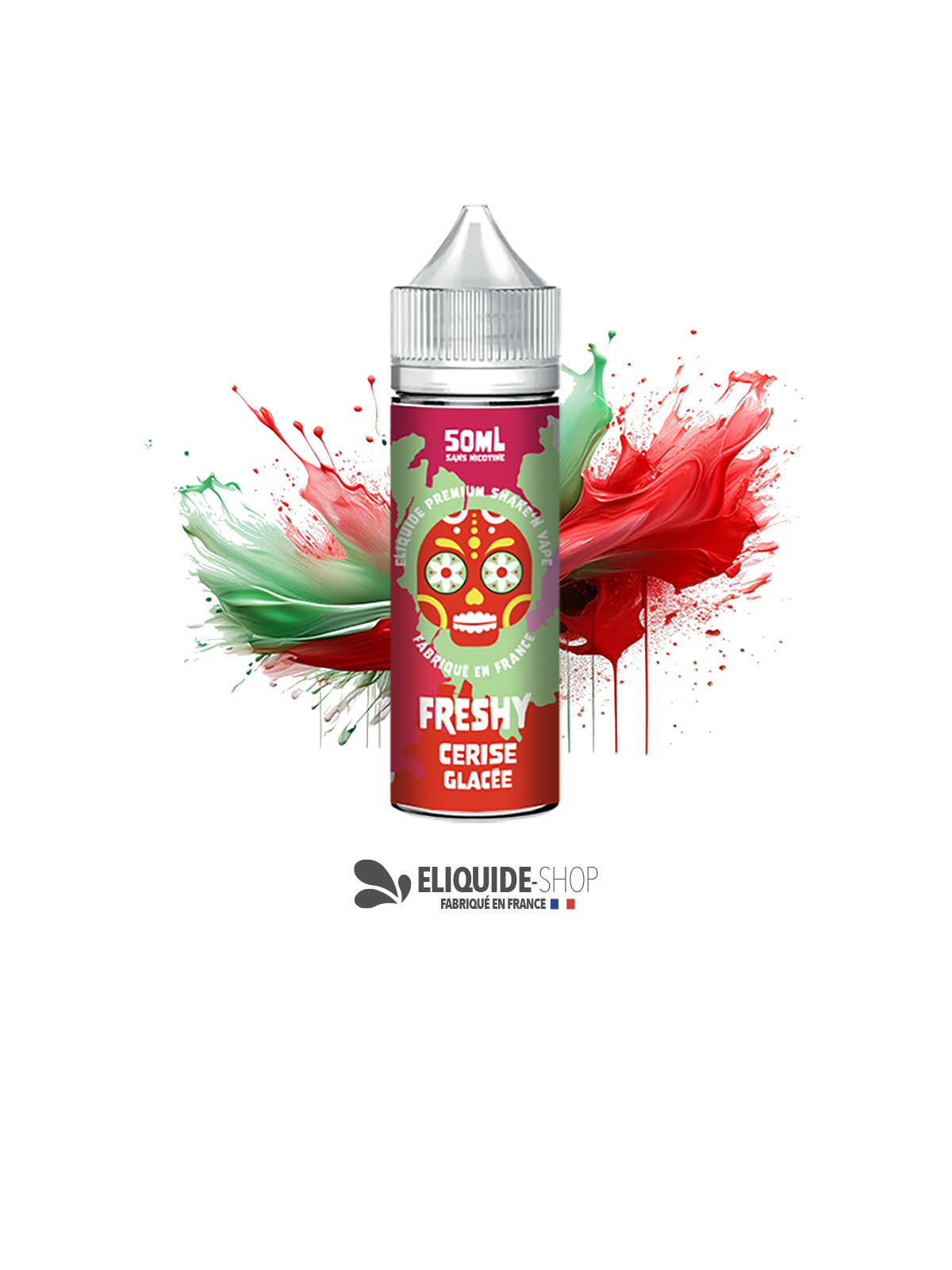 E-liquide CERISE GLACÉE 50ML 50ML – FRESHY e-cigarette à petit prix