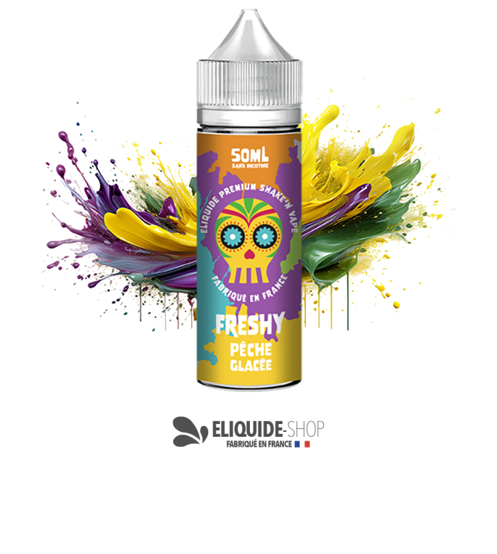 E-liquide PÊCHE GLACÉE 50ML 50ML – FRESHY livraison rapide
