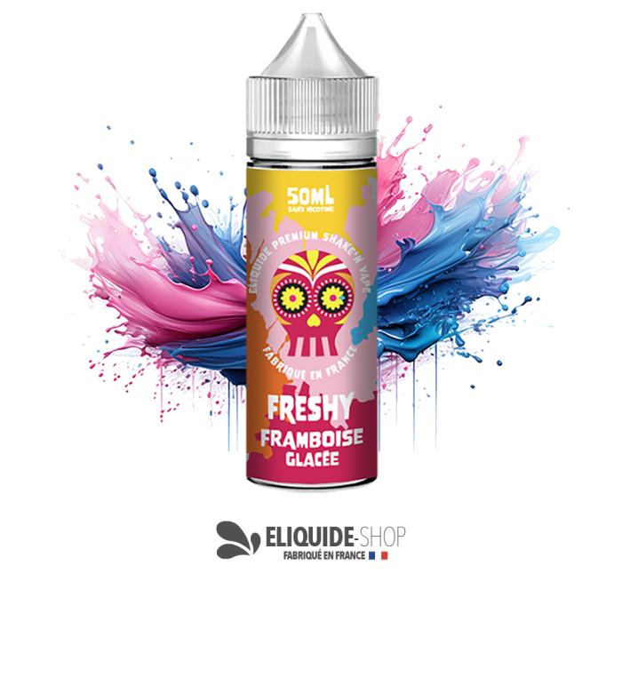 E-liquide FRAMBOISE GLACÉE 50ML 50ML – FRESHY meilleur prix