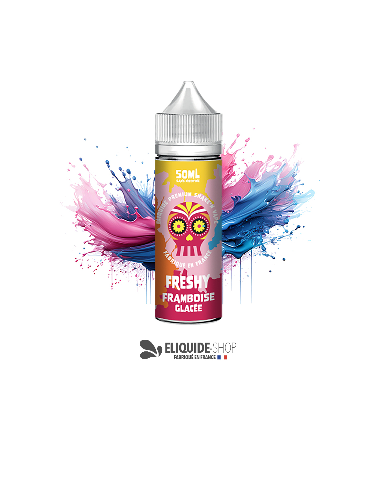 E-liquide FRAMBOISE GLACÉE 50ML 50ML – FRESHY meilleur prix