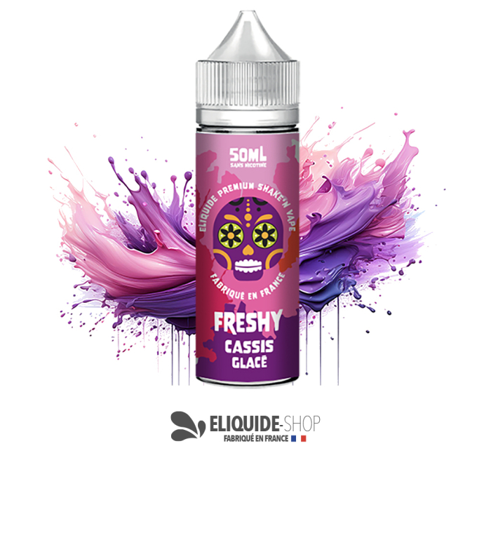 E-liquide CASSIS GLACÉ 50ML 50ML – FRESHY pas cher