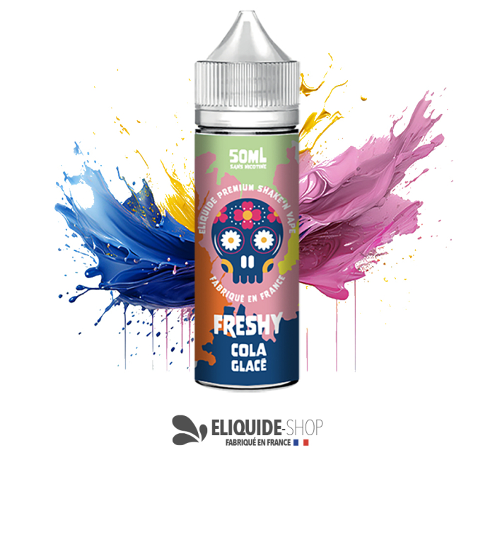 E-liquide COLA GLACÉ 50ML 50ML – FRESHY pour cigarette électronique