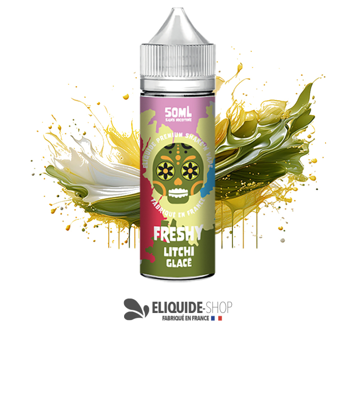 E-liquide LITCHI GLACÉ 50ML 50ML – FRESHY pour vapoteur
