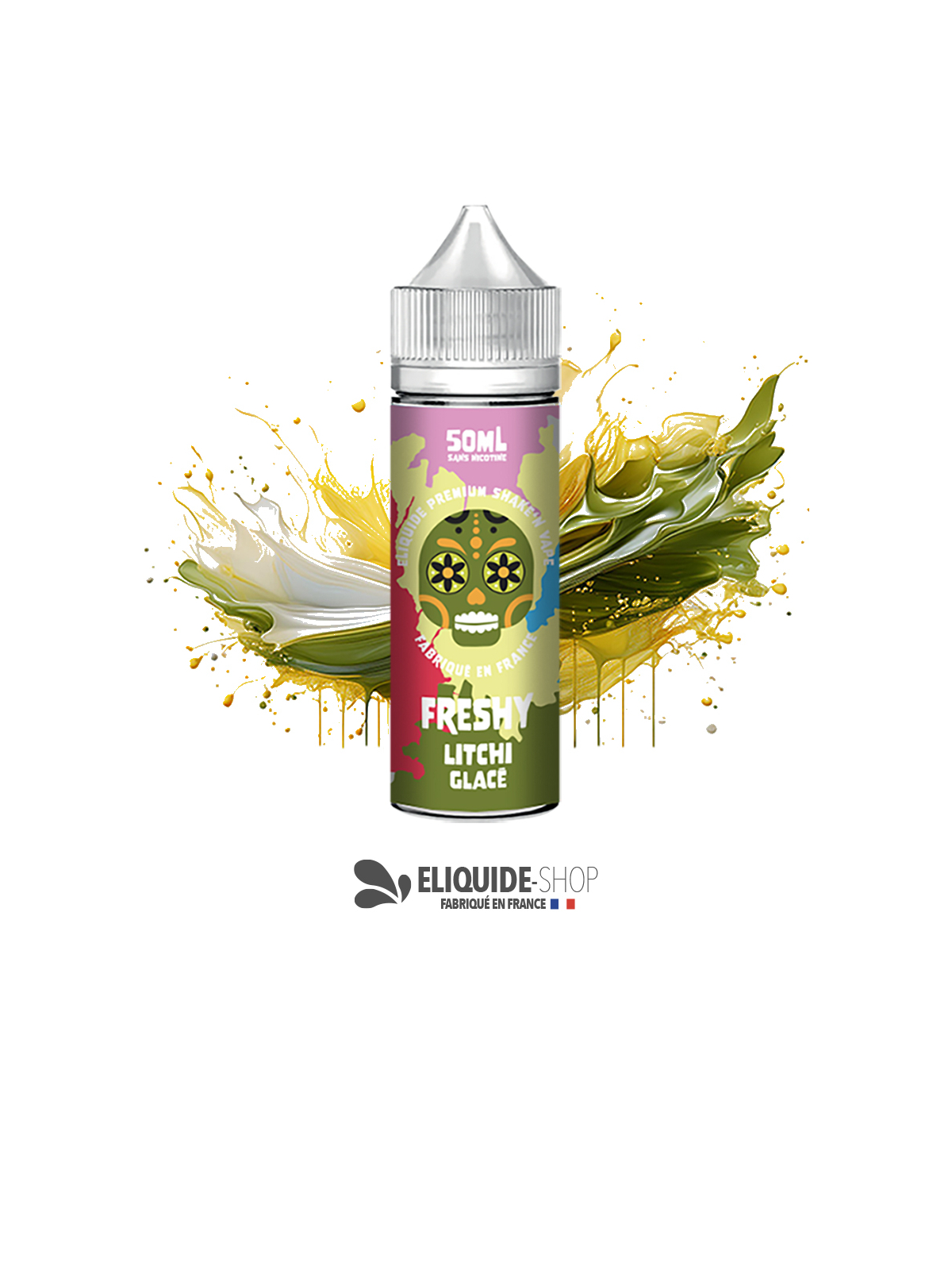 E-liquide LITCHI GLACÉ 50ML 50ML – FRESHY pour vapoteur