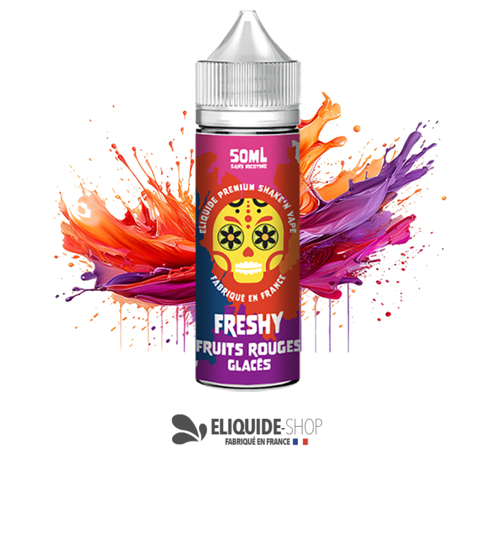 E-liquide FRUITS ROUGES GLACÉS 50ML 50ML – FRESHY pour vapoteuse