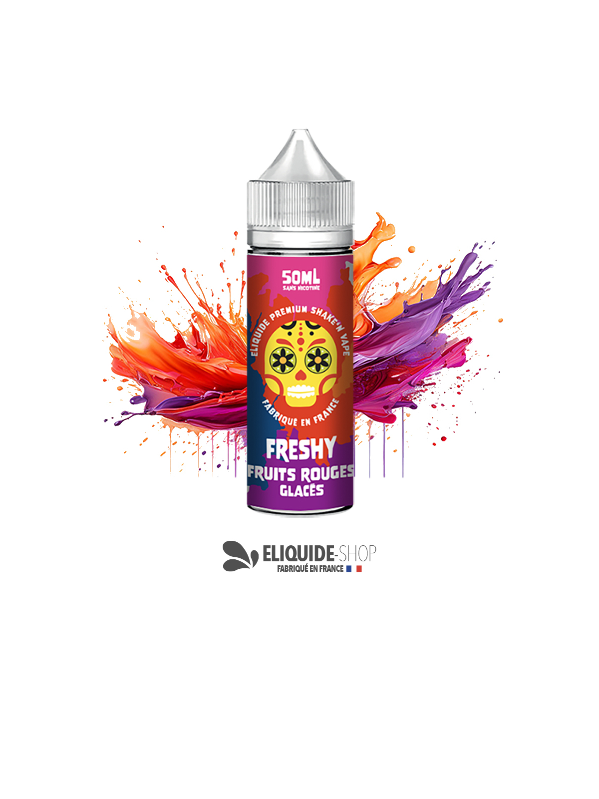 E-liquide FRUITS ROUGES GLACÉS 50ML 50ML – FRESHY pour vapoteuse