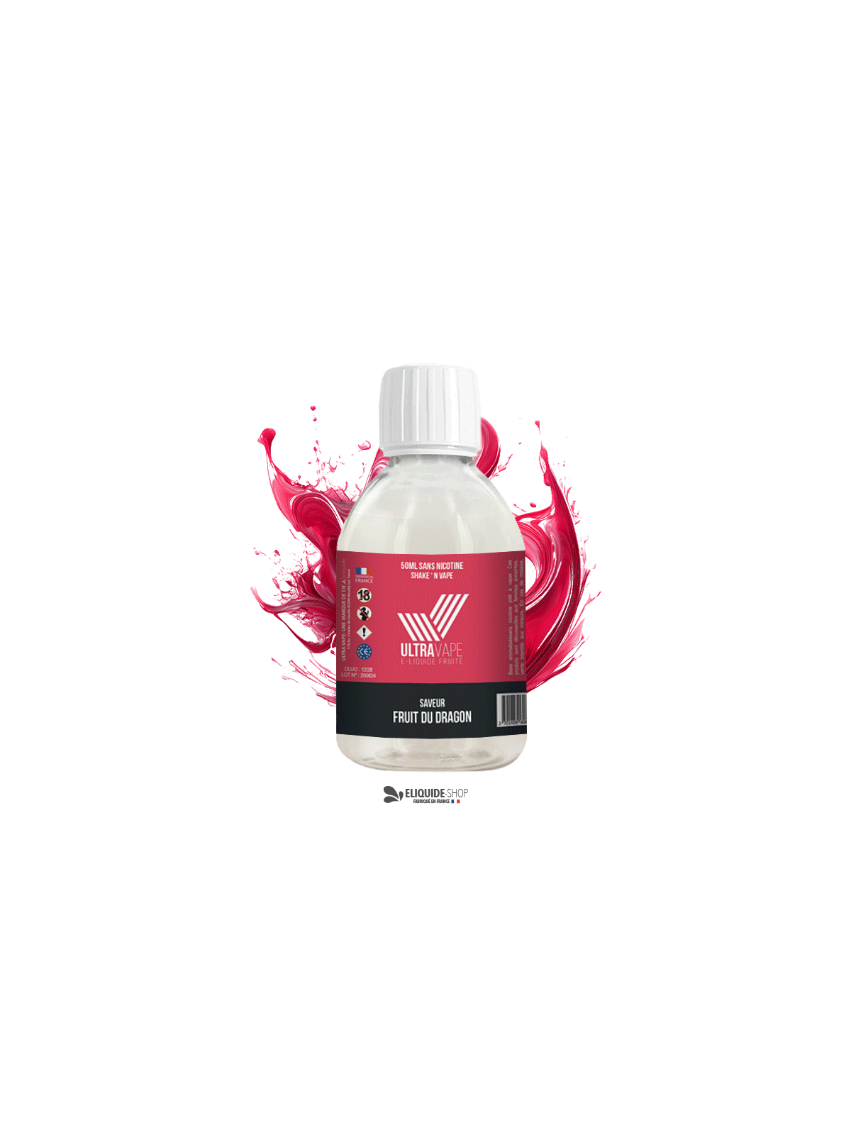 E-liquide 500ml fruit du dragon Ultravape