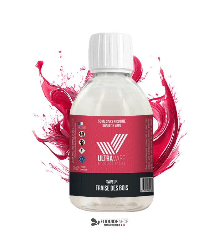 E-liquide 500ml fraise des bois Ultravape
