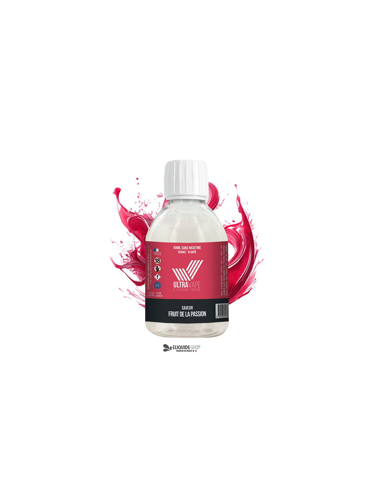 E-liquide 500ml fruit de la passion Ultravape