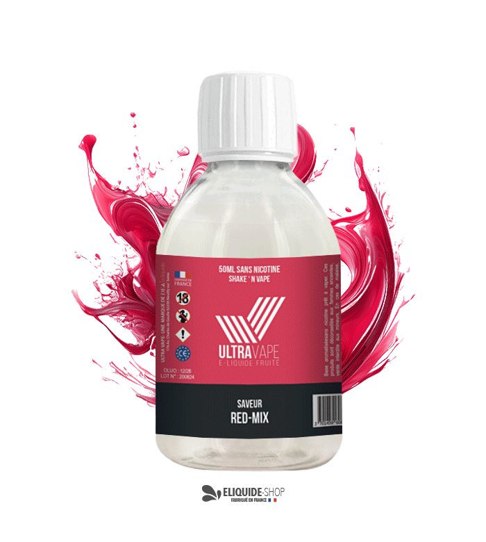 E-liquide 500ml red-mix Ultravape