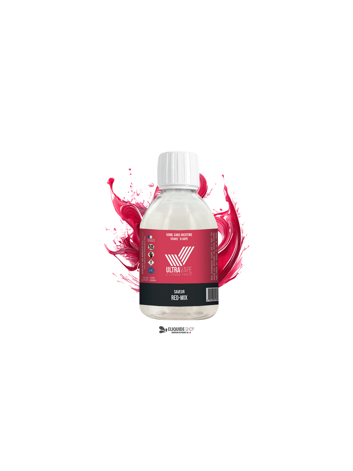 E-liquide 500ml red-mix Ultravape