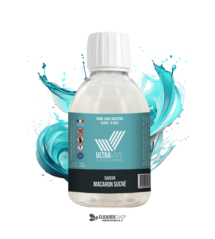 E-liquide 500ml macaron sucré Ultravape