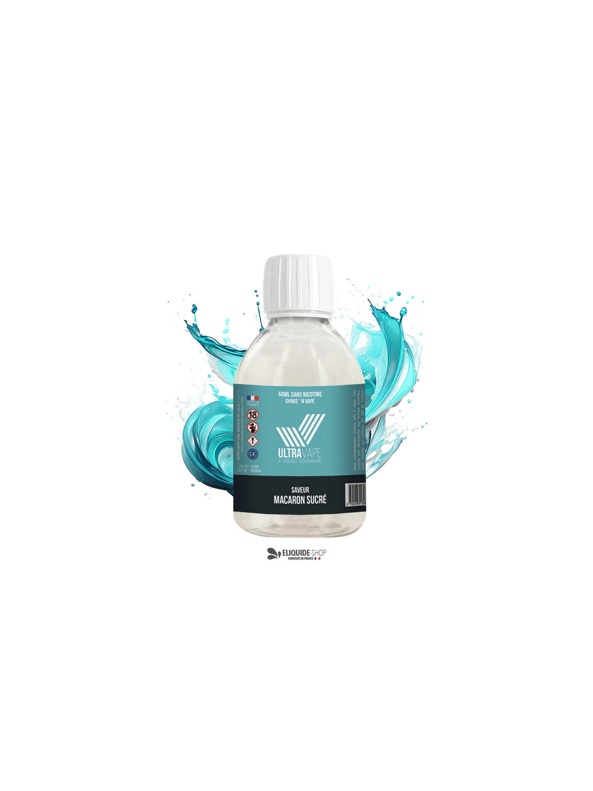E-liquide 500ml macaron sucré Ultravape