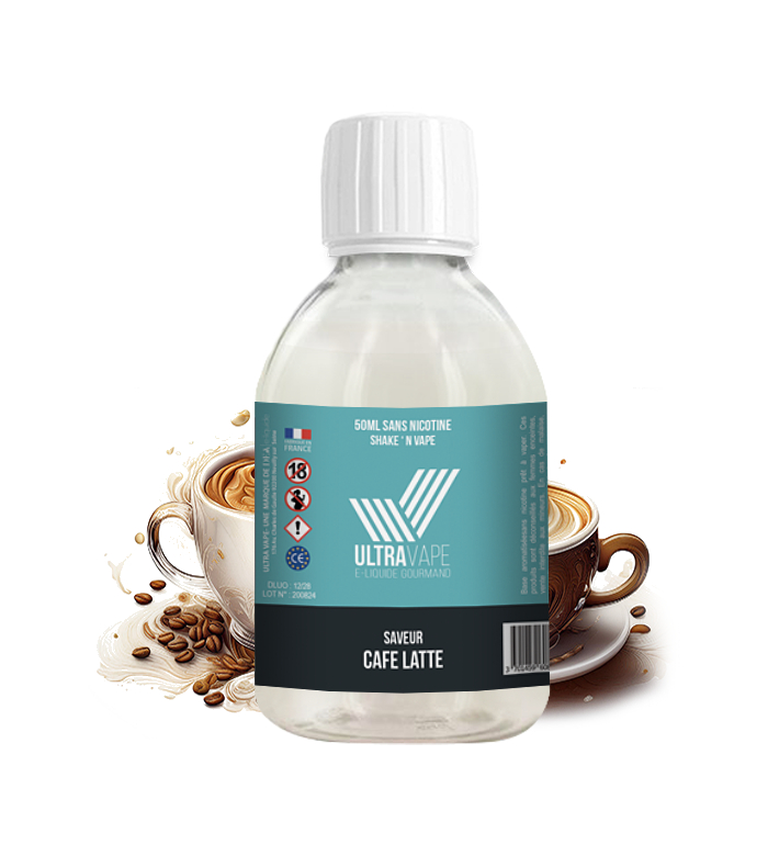 E-liquide 500ml café latte Ultravape