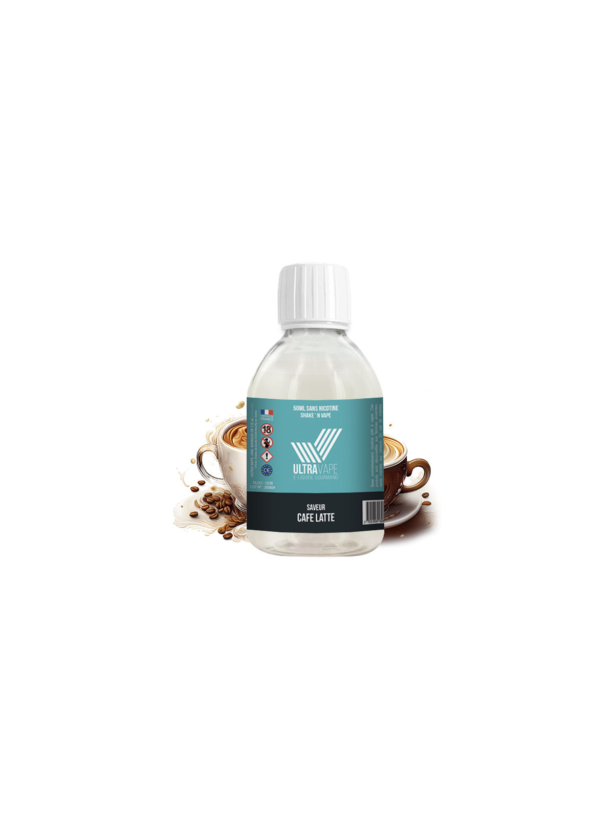 E-liquide 500ml café latte Ultravape