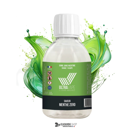 E-liquide 500ml menthe zero Ultravape