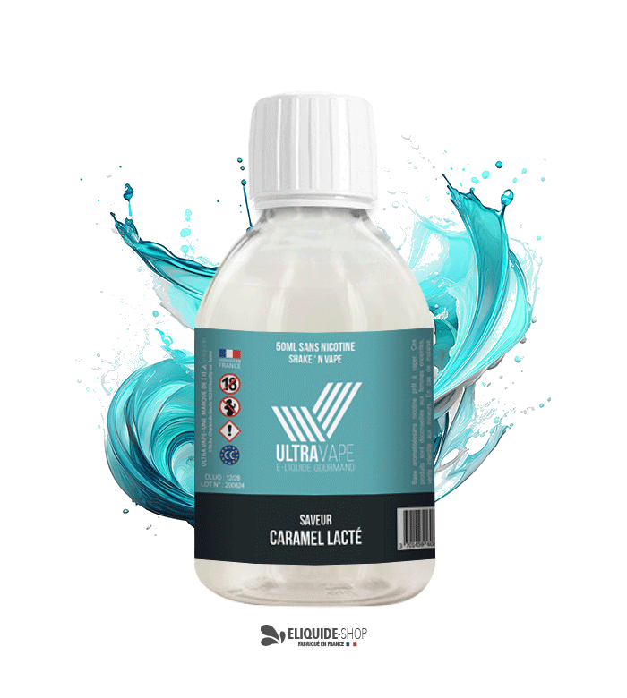 E-liquide 500ml caramel lacté Ultravape