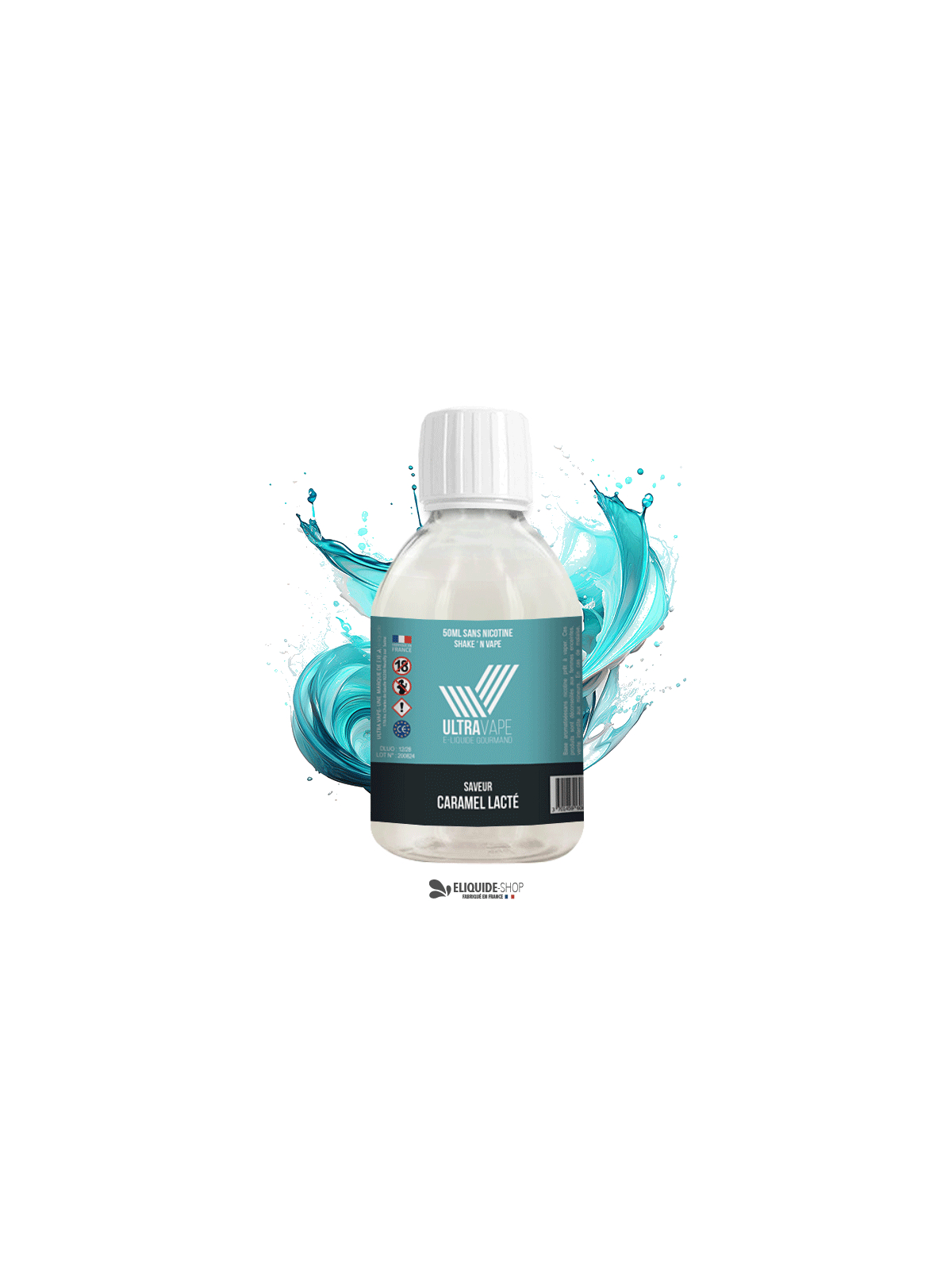 E-liquide 500ml caramel lacté Ultravape