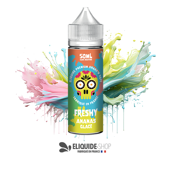 E-liquide ANANAS GLACÉ 50ML 50ML – FRESHY livraison rapide