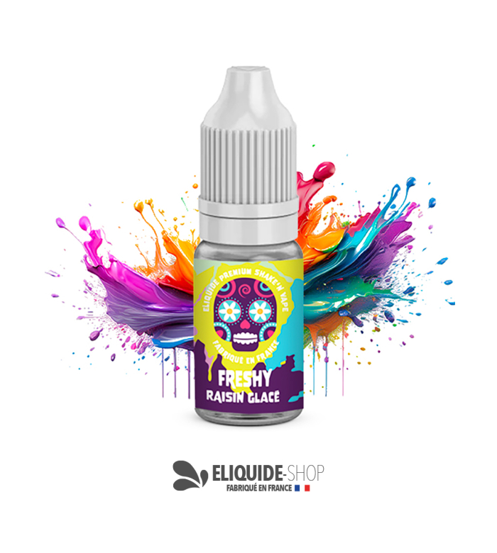 E-liquide RAISIN GLACÉ 10ML 10ML – FRESHY e-cigarette à petit prix