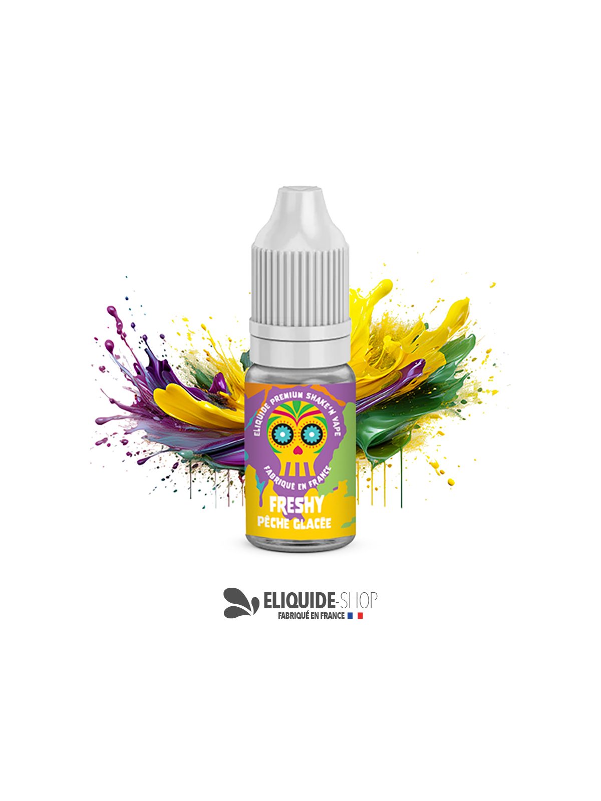 E-liquide PÊCHE GLACÉE 10ML 10ML – FRESHY pour cigarette électronique