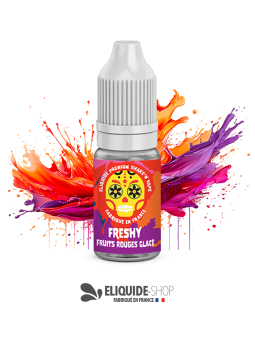 E-liquide FRUITS ROUGES GLACÉS 10ML 10ML – FRESHY pour vapoteur sur eliquide-shop.fr