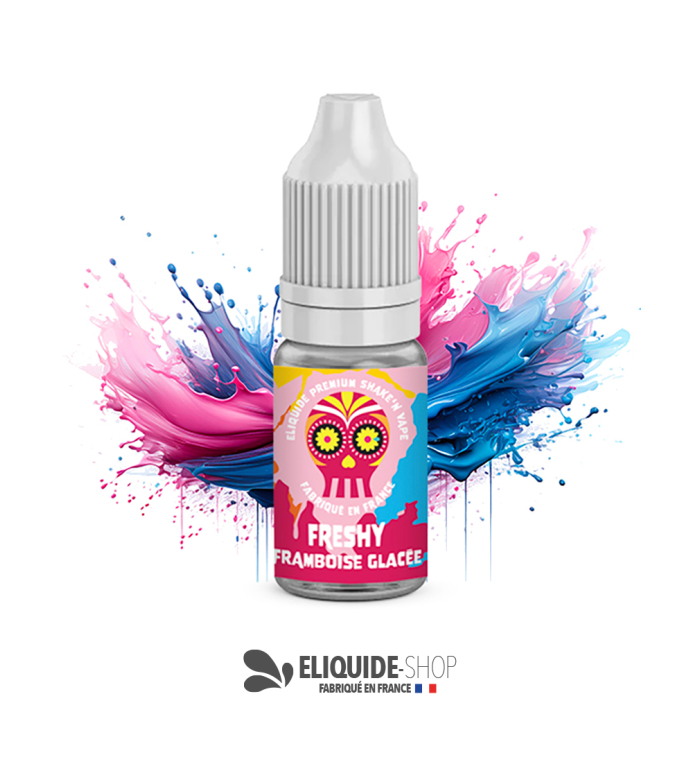 E-liquide FRAMBOISE GLACÉE 10ML 10ML – FRESHY e-cigarette à petit prix