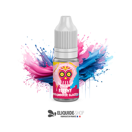 E-liquide FRAMBOISE GLACÉE 10ML 10ML – FRESHY e-cigarette à petit prix