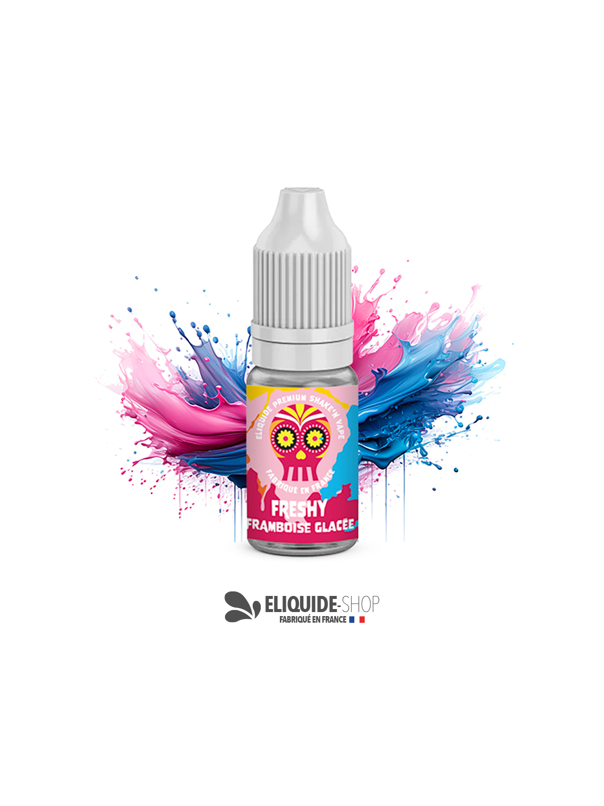 E-liquide FRAMBOISE GLACÉE 10ML 10ML – FRESHY e-cigarette à petit prix