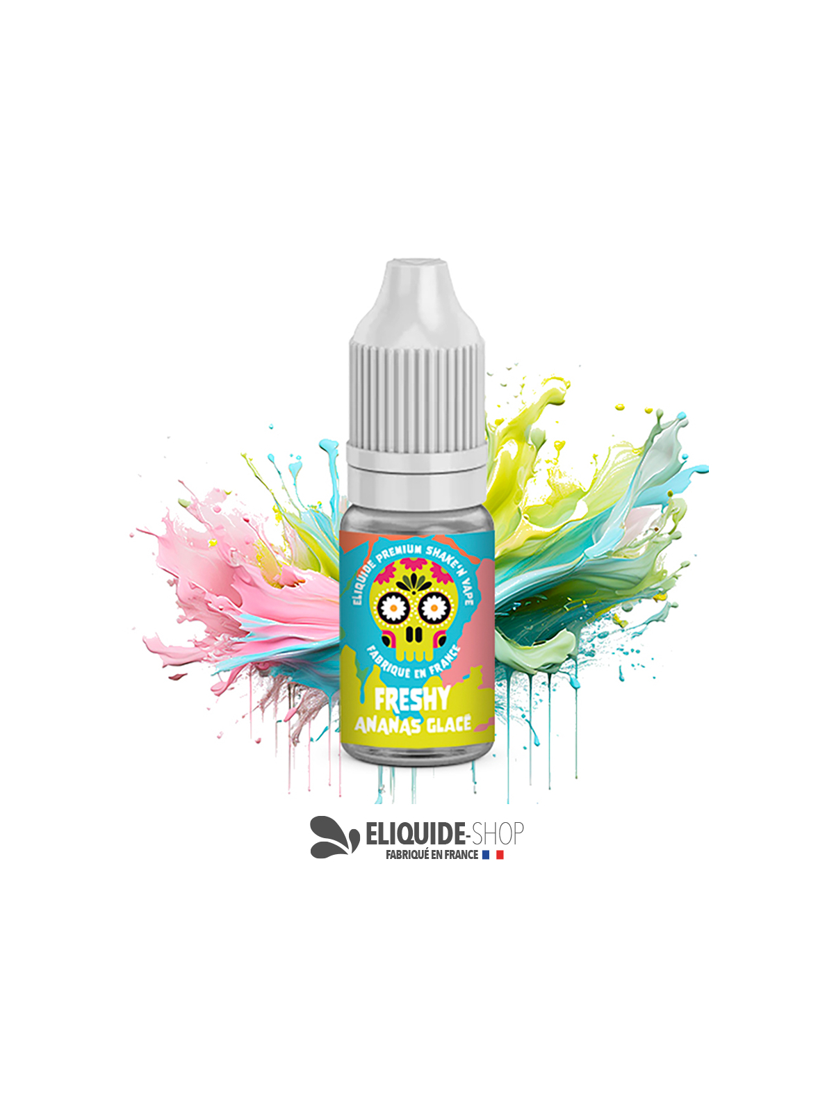 E-liquide ANANAS GLACÉ 10ML 10ML – FRESHY pour vapoteur