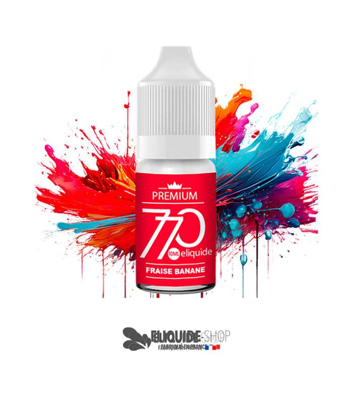E-liquide fraise banane 10 ml - 770 Premium