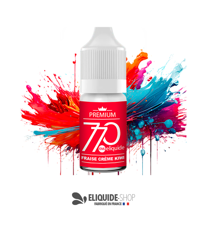 E-liquide fraise crème kiwi 10 ml - 770 Premium