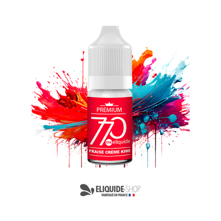 E-liquide fraise crème kiwi 10 ml - 770 Premium
