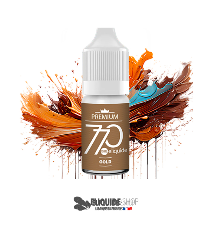 E-liquide gold 10 ml - 770 Premium