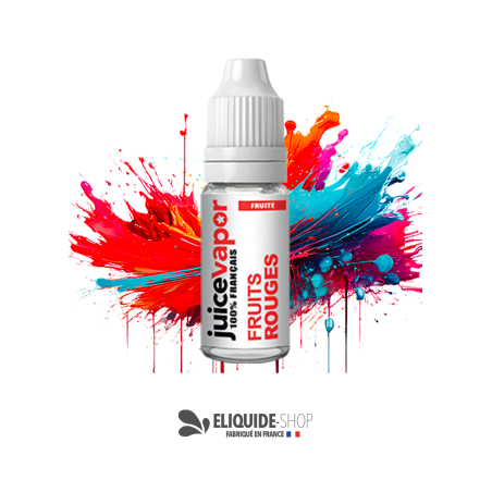 E-liquide FRUITS ROUGES – JUICE VAPOR pour vapoteuse