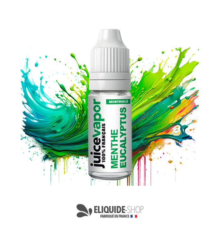 E-liquide MENTHE-EUCALYPTUS – JUICE VAPOR pas cher