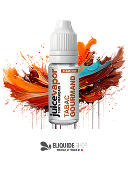 E-liquide TABAC GOURMAND – JUICE VAPOR pour vapoteur