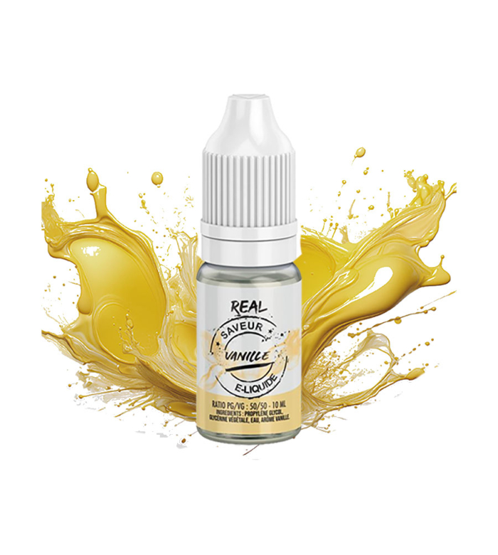E-liquide VANILLE – REAL pour cigarette électronique