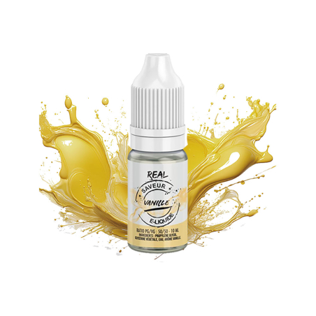 E-liquide VANILLE – REAL pour cigarette électronique