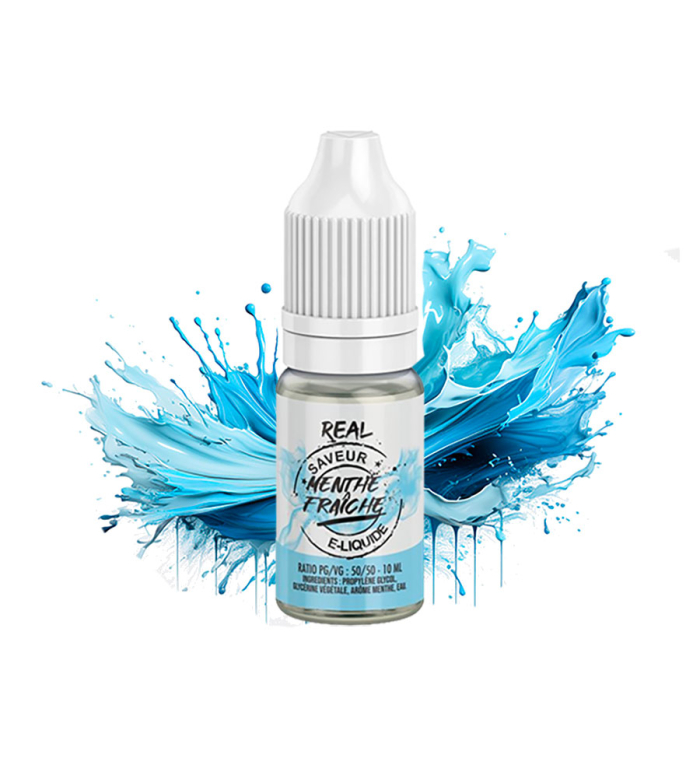 E-liquide MENTHE FRAICHE – REAL livraison rapide