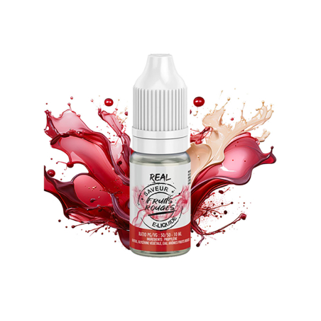 E-liquide FRUITS ROUGES – REAL pour vapoteur
