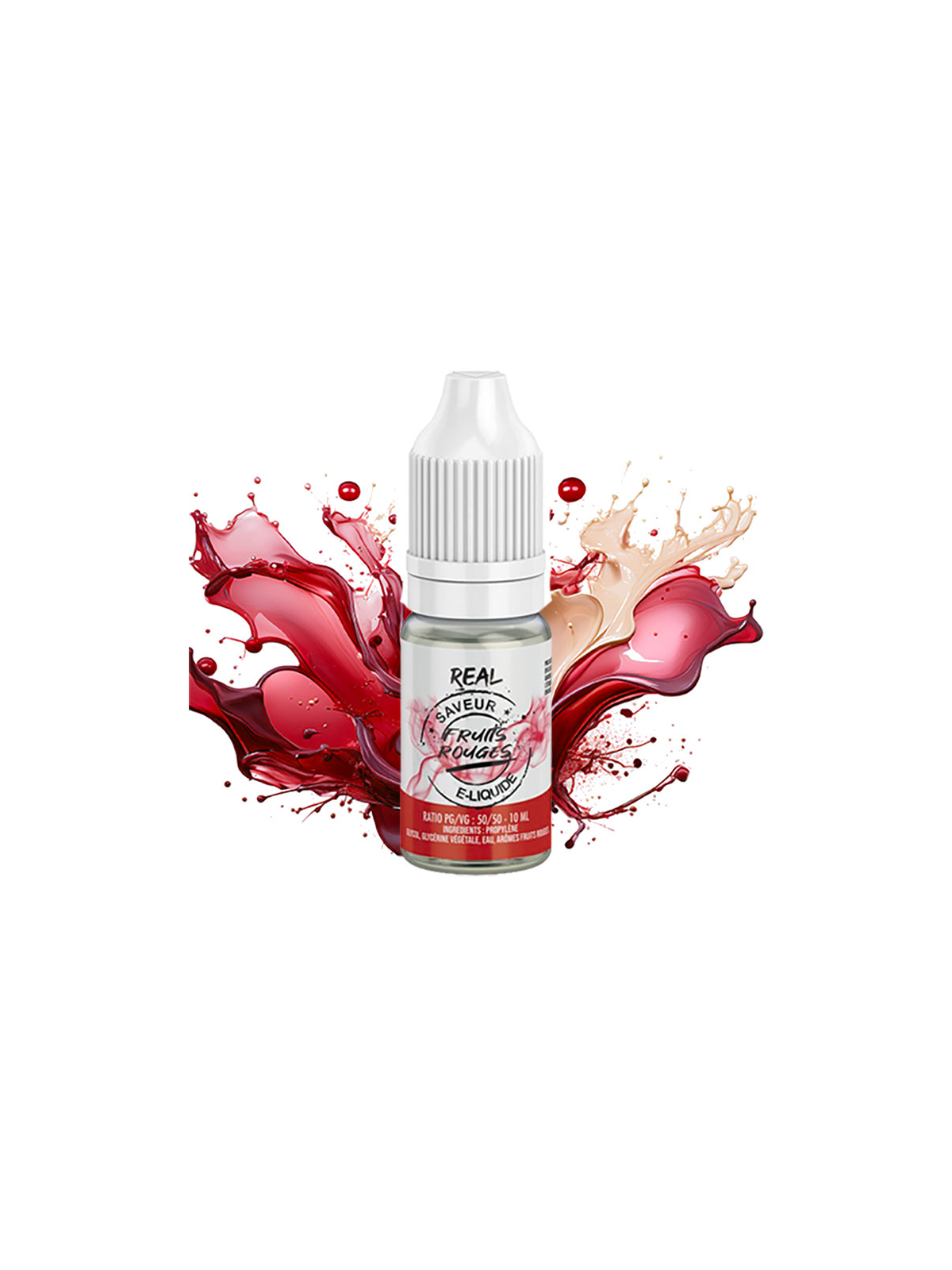 E-liquide FRUITS ROUGES – REAL pour vapoteur