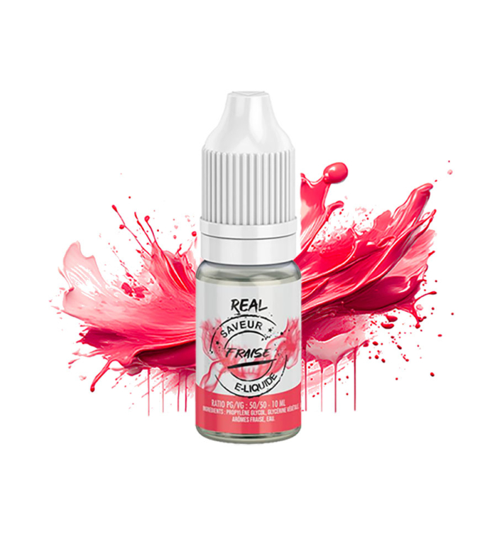 E-liquide FRAISE – REAL e-cigarette à petit prix