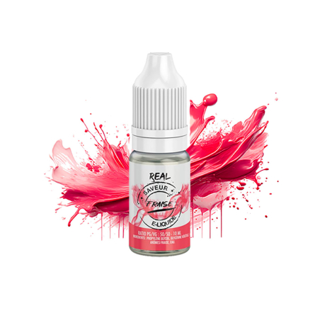 E-liquide FRAISE – REAL e-cigarette à petit prix