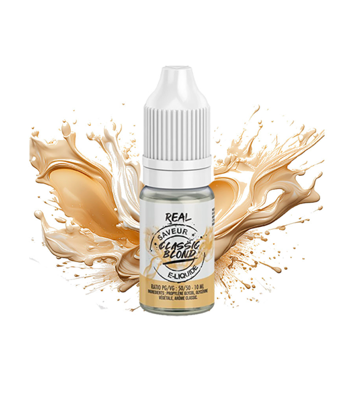 E-liquide CLASSIC BLOND – REAL pour cigarette électronique sur eliquide-shop.fr