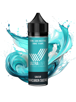 E-liquide 50ml macaron sucré Ultravape