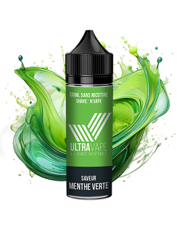 E-liquide 50ml menthe verte Ultravape