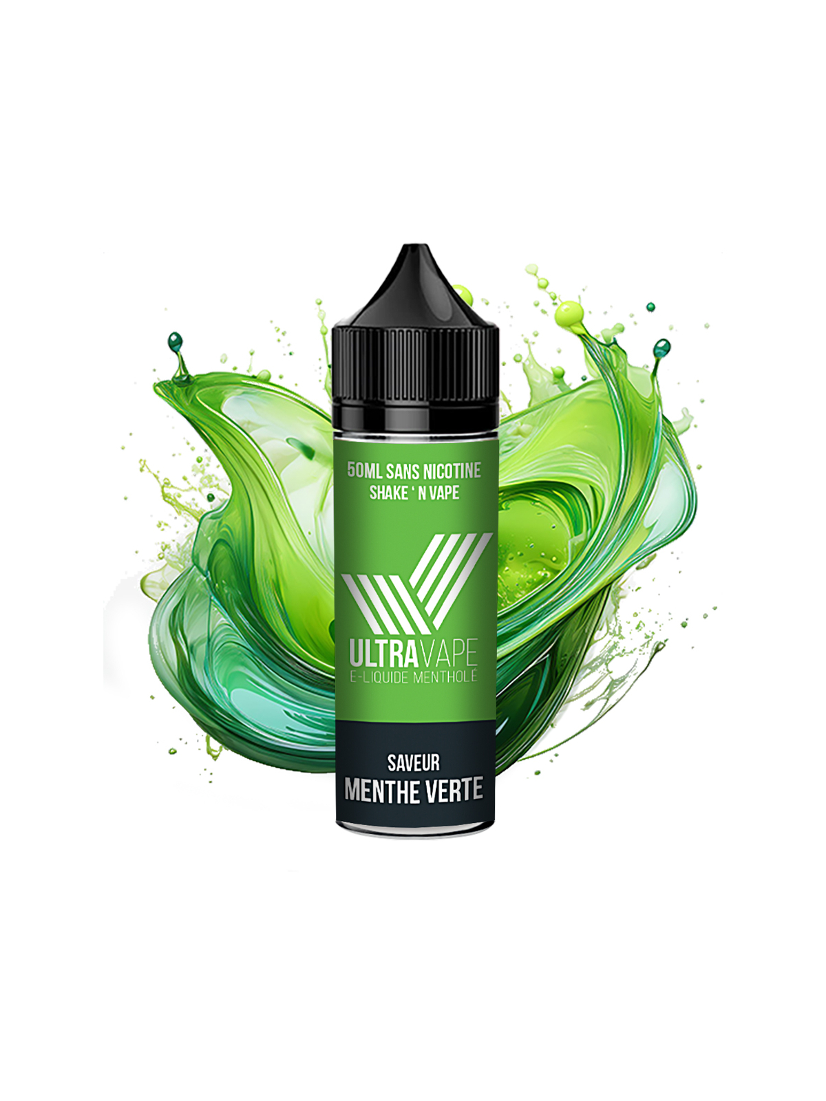 E-liquide 50ml menthe verte Ultravape