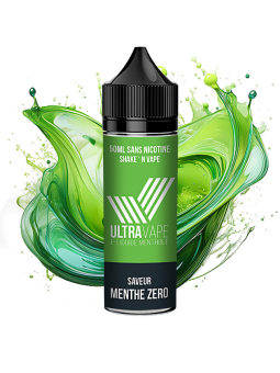 E-liquide 50ml menthe zero Ultravape